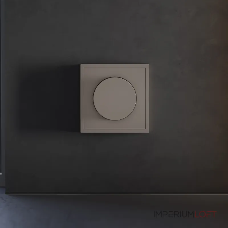 Накладка для светорегулятора поворотно-нажимного S70 (капучино) Voltum VLS002014 от ImperiumLoft