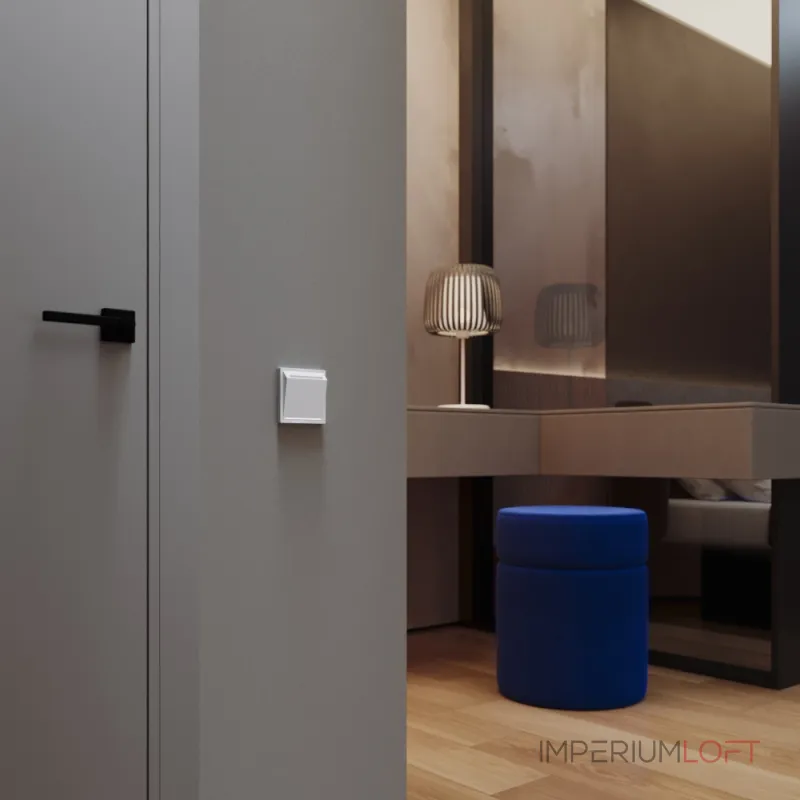 Выключатель встраиваемый S70 карточный 16А (белый глянцевый) Voltum VLS010701 от ImperiumLoft