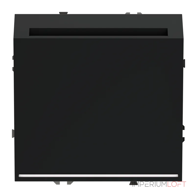 Выключатель встраиваемый S70 карточный 16А (черный матовый) Voltum VLS010708 от ImperiumLoft