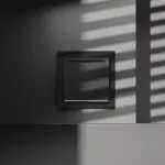 Выключатель встраиваемый S70 карточный 16А (черный матовый) Voltum VLS010708 от ImperiumLoft