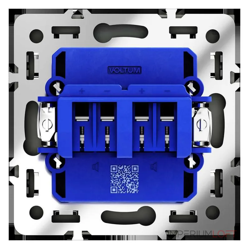 Розетка акустическая встраиваемая Voltum S70 4-местная VLS060306 от ImperiumLoft Розетка акустическая встраиваемая Voltum S70 4-местная VLS060306 от ImperiumLoft