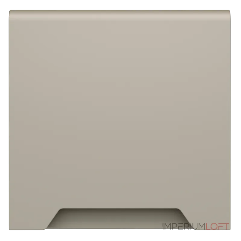 Накладка для розетки с заземлением защитными шторками и крышкой S70 (кашемир) Voltum VLS000803 от ImperiumLoft