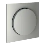 Накладка для светорегулятора поворотно-нажимного S70 (сталь) Voltum VLS002005 от ImperiumLoft