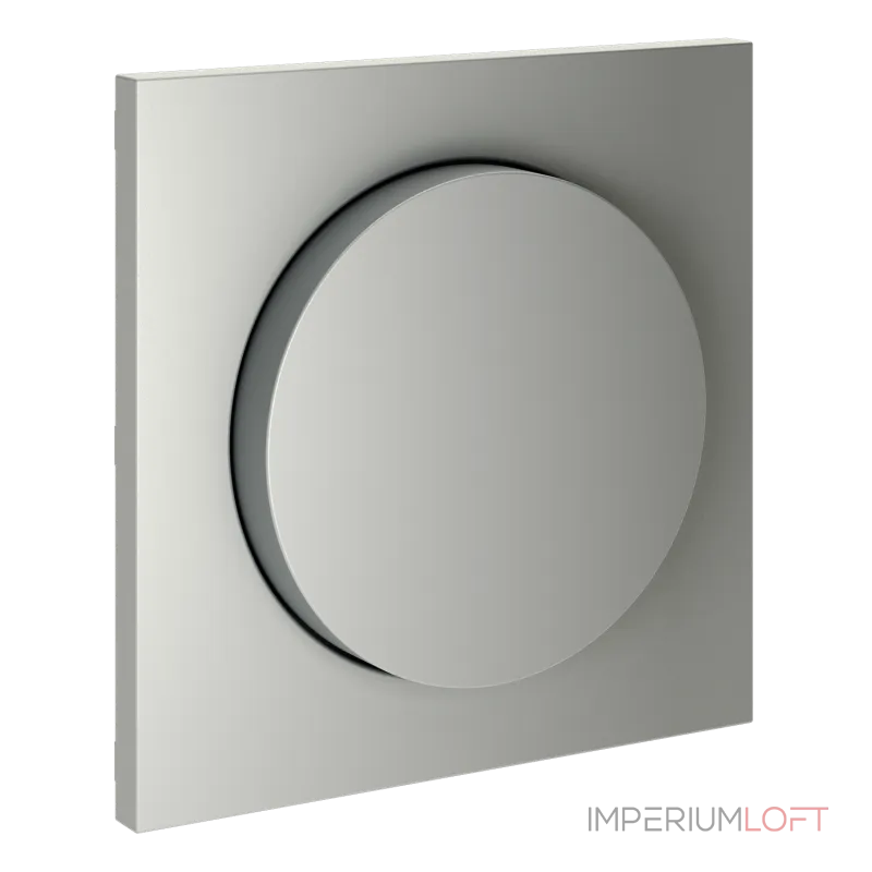 Накладка для светорегулятора поворотно-нажимного S70 (сталь) Voltum VLS002005 от ImperiumLoft