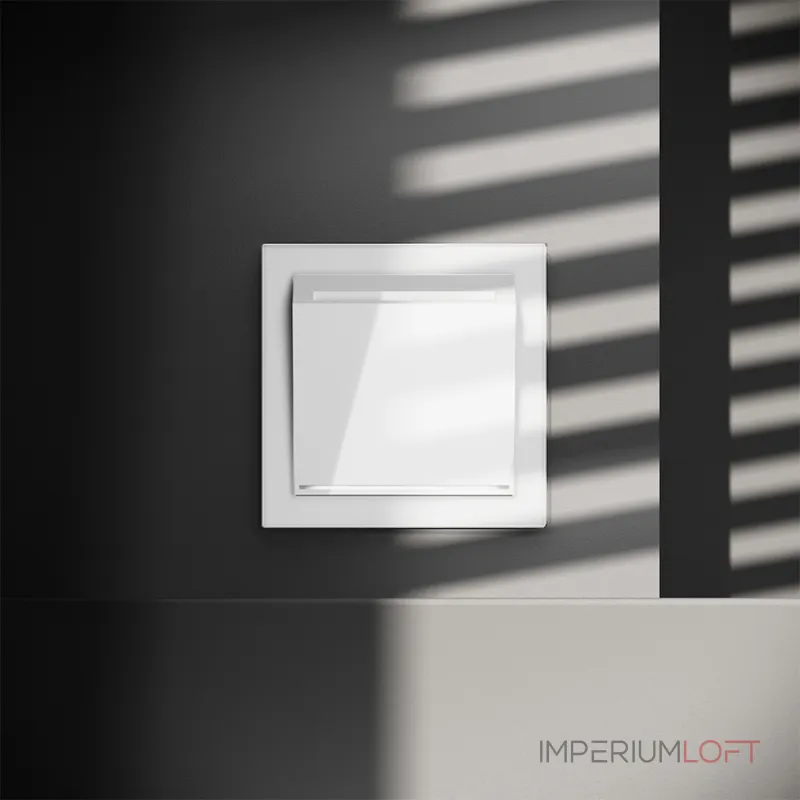 Выключатель встраиваемый S70 карточный 16А (белый глянцевый) Voltum VLS010701 от ImperiumLoft