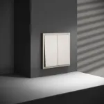 Перекрестный переключатель встраиваемый S70 двухклавишный 10А (кашемир) Voltum VLS020503 от ImperiumLoft