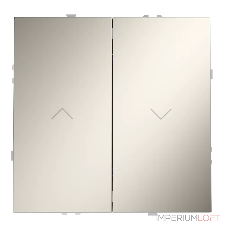 Выключатель встраиваемый S70 для жалюзи 10А (кашемир) Voltum VLS020703 от ImperiumLoft