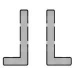 Модули подсветки клавиш выключателя/переключателя двухклавишного S70 Voltum VLS080401 от ImperiumLoft