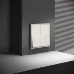 Выключатель встраиваемый S70 для жалюзи 10А (кашемир) Voltum VLS020703 от ImperiumLoft