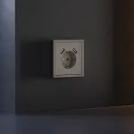 Накладка для розетки с заземлением и защитными шторками с USB A+A S70 (капучино) Voltum VLS000914 от ImperiumLoft