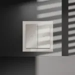 Выключатель встраиваемый S70 для жалюзи 10А (кашемир) Voltum VLS020703 от ImperiumLoft