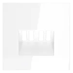 Накладка для розетки акустической 4-местной S70 (белый глянцевый) Voltum VLS001501 от ImperiumLoft