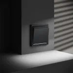 Выключатель встраиваемый S70 карточный 16А (графит) Voltum VLS010707 от ImperiumLoft