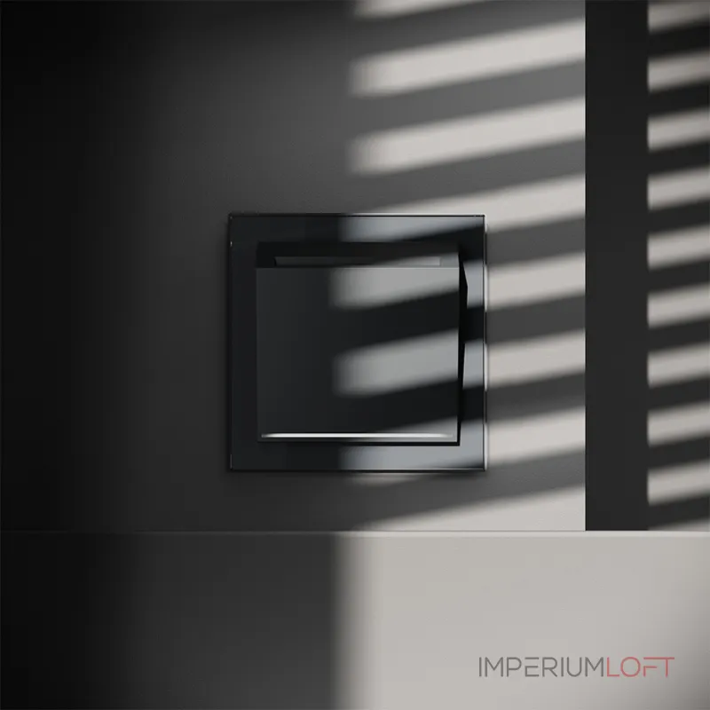 Выключатель встраиваемый S70 карточный 16А (графит) Voltum VLS010707 от ImperiumLoft