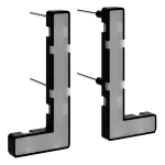 Модули подсветки клавиш выключателя/переключателя двухклавишного S70 Voltum VLS080401 от ImperiumLoft