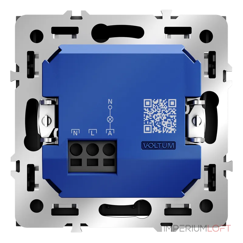 Выключатель встраиваемый S70 карточный 16А (графит) Voltum VLS010707 от ImperiumLoft