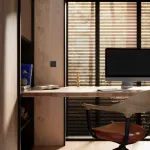 Выключатель встраиваемый S70 для жалюзи 10А (черный матовый) Voltum VLS020708 от ImperiumLoft