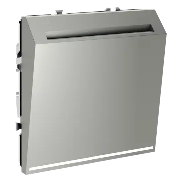 Выключатель встраиваемый S70 карточный 16А (сталь) Voltum VLS010705