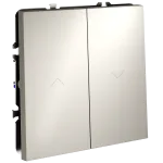 Выключатель встраиваемый S70 для жалюзи 10А (кашемир) Voltum VLS020703 от ImperiumLoft