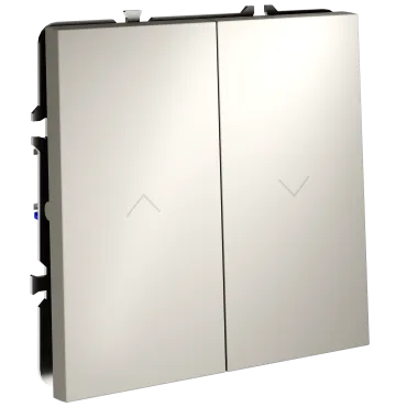 Выключатель встраиваемый S70 для жалюзи 10А (кашемир) Voltum VLS020703