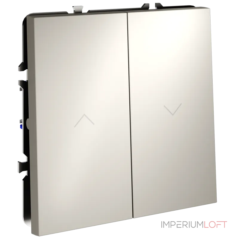 Выключатель встраиваемый S70 для жалюзи 10А (кашемир) Voltum VLS020703 от ImperiumLoft