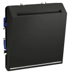 Выключатель встраиваемый S70 карточный 16А (графит) Voltum VLS010707 от ImperiumLoft