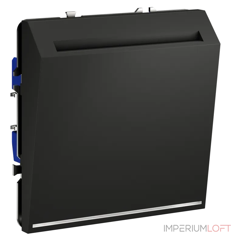 Выключатель встраиваемый S70 карточный 16А (графит) Voltum VLS010707 от ImperiumLoft