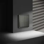 Выключатель встраиваемый S70 для жалюзи 10А (титан) Voltum VLS020706 от ImperiumLoft