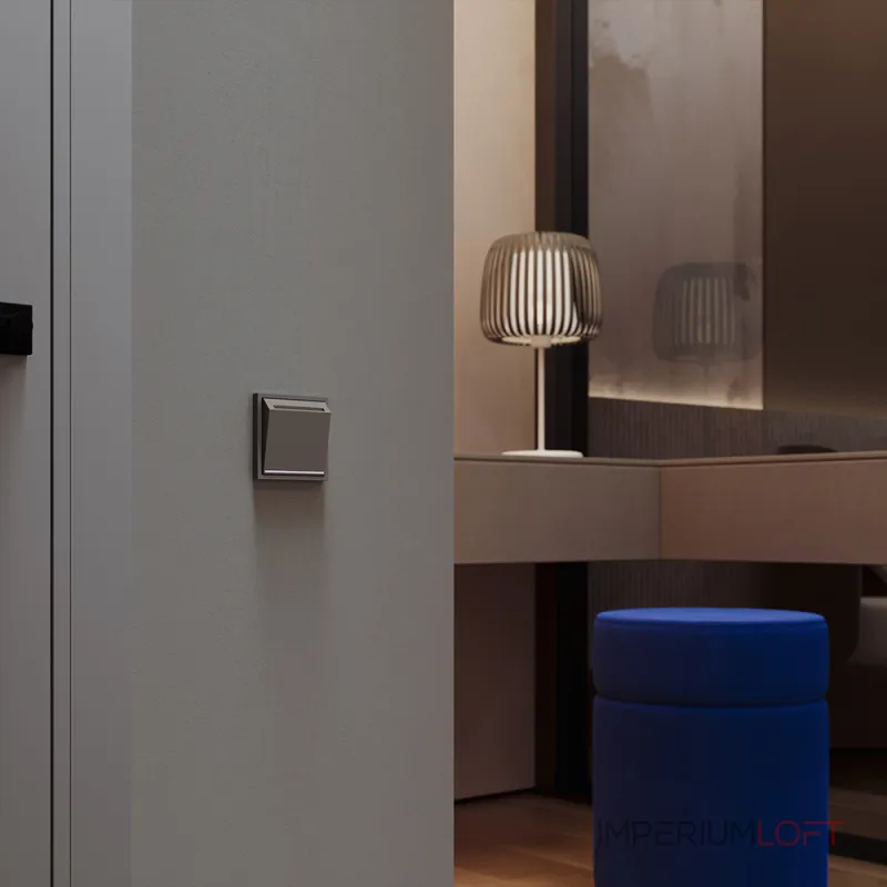 Накладка для выключателя карточного S70 (капучино) Voltum VLS002614 от ImperiumLoft