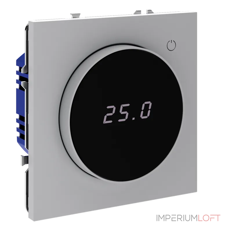 Терморегулятор электронный S70 с индикацией и датчиком для теплого пола (серый) Voltum VLS070116 от ImperiumLoft