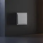 Клавиша для выключателя/переключателя одноклавишного S70 (серый) Voltum VLS000116 от ImperiumLoft