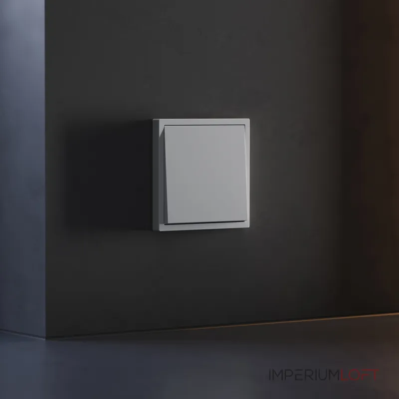 Клавиша для выключателя/переключателя одноклавишного S70 (серый) Voltum VLS000116 от ImperiumLoft