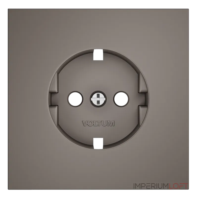 Накладка для розетки с заземлением S70 (капучино) Voltum VLS000614 от ImperiumLoft Накладка для розетки с заземлением S70 (капучино) Voltum VLS000614 от ImperiumLoft