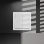 Выключатель встраиваемый S70 для жалюзи 10А (белый матовый) Voltum VLS020702 от ImperiumLoft