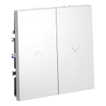 Выключатель встраиваемый S70 для жалюзи 10А (белый матовый) Voltum VLS020702 от ImperiumLoft