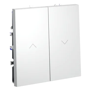 Выключатель встраиваемый S70 для жалюзи 10А (белый матовый) Voltum VLS020702