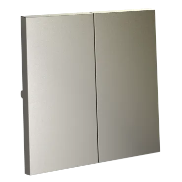 Клавиши для выключателя/переключателя двухклавишного S70 (шелк) Voltum VLS000304