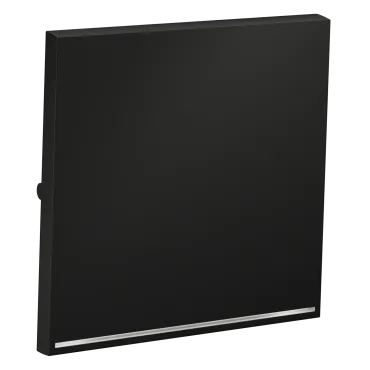 Клавиша для выключателя/переключателя одноклавишного с подсветкой S70 (графит) Voltum VLS000207