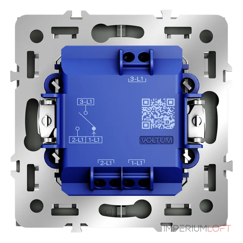 Выключатель встраиваемый S70 для жалюзи 10А (титан) Voltum VLS020706 от ImperiumLoft Выключатель встраиваемый S70 для жалюзи 10А (титан) Voltum VLS020706 от ImperiumLoft