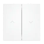 Выключатель встраиваемый S70 для жалюзи 10А (белый матовый) Voltum VLS020702 от ImperiumLoft