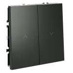 Выключатель встраиваемый S70 для жалюзи 10А (титан) Voltum VLS020706 от ImperiumLoft