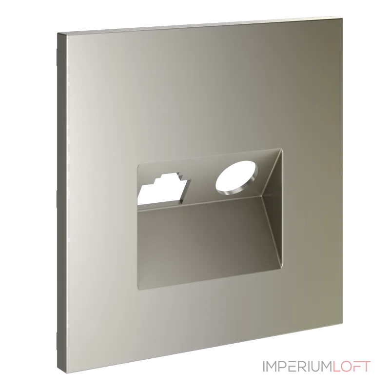 Накладка для розетки TV+RJ45 кат. 6 S70 (шелк) Voltum VLS002704 от ImperiumLoft Накладка для розетки TV+RJ45 кат. 6 S70 (шелк) Voltum VLS002704 от ImperiumLoft