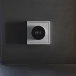 Терморегулятор электронный S70 с индикацией и датчиком для теплого пола (серый) Voltum VLS070116 от ImperiumLoft