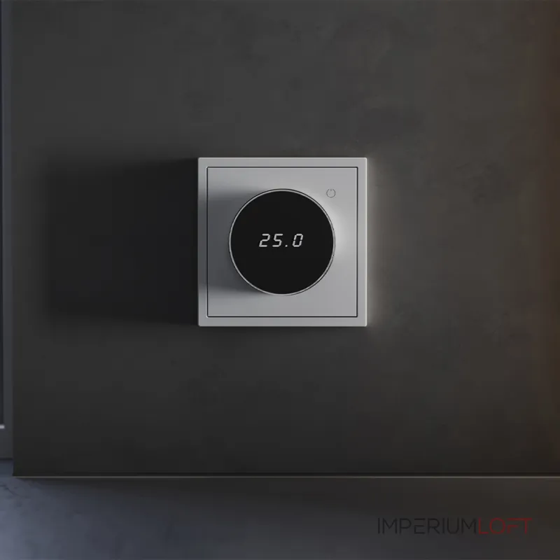 Терморегулятор электронный S70 с индикацией и датчиком для теплого пола (серый) Voltum VLS070116 от ImperiumLoft