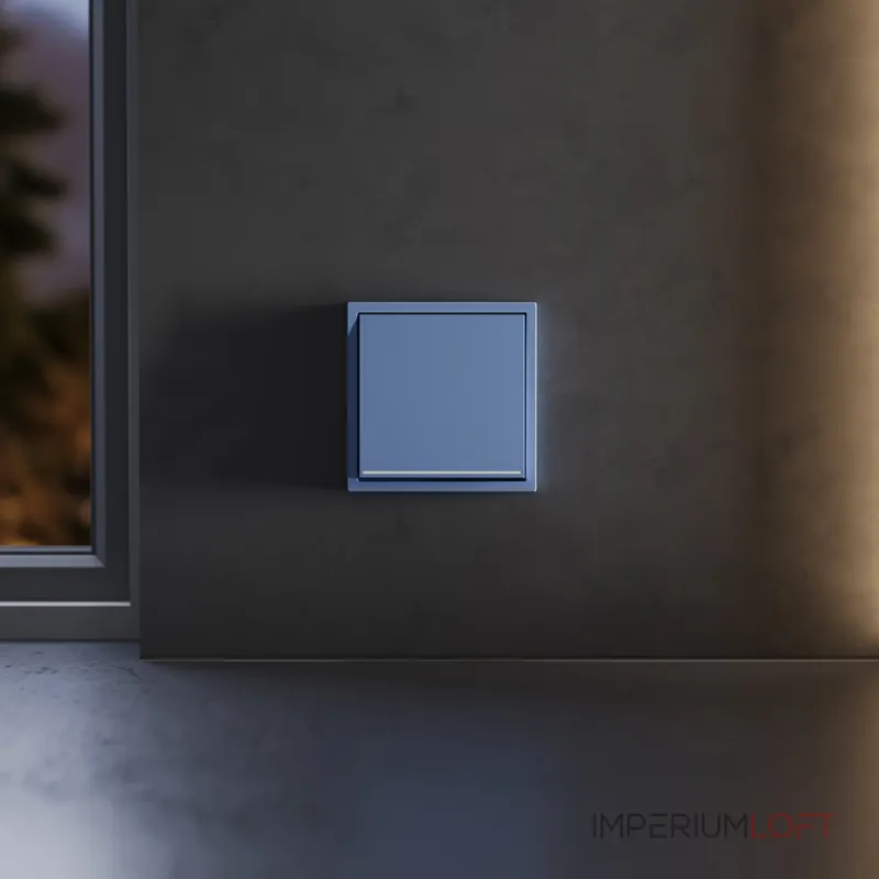 Клавиша для выключателя/переключателя одноклавишного с подсветкой S70 (деним) Voltum VLS000215 от ImperiumLoft