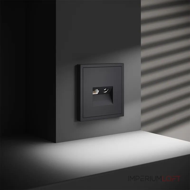 Розетка телевизионная встраиваемая S70 TV+RJ45 кат. 6 (графит) Voltum VLS060707 от ImperiumLoft