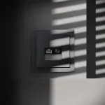 Розетка телевизионная встраиваемая S70 TV+RJ45 кат. 6 (графит) Voltum VLS060707 от ImperiumLoft