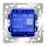 Механизм проходного переключателя двухклавишного 10А S70 Voltum VLS0203M от ImperiumLoft