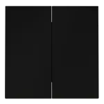 Клавиши для выключателя/переключателя двухклавишного S70 (черный матовый) Voltum VLS000308 от ImperiumLoft