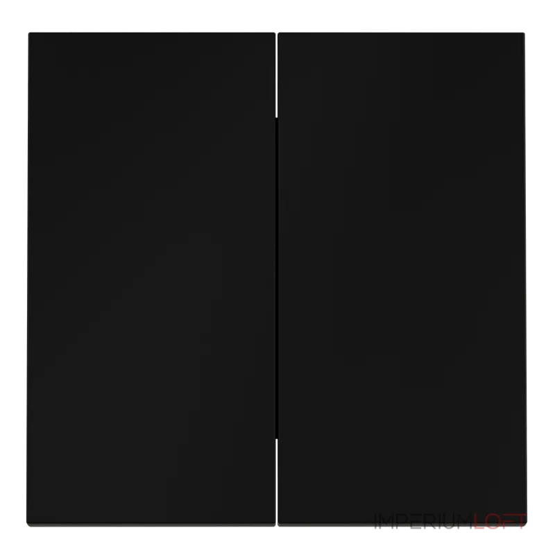 Клавиши для выключателя/переключателя двухклавишного S70 (черный матовый) Voltum VLS000308 от ImperiumLoft